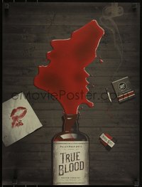 6x0670 TRUE BLOOD signed #148/250 18x24 art print 2011 by an artist from DKNG, regular edition!