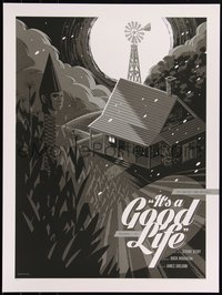 6x0673 TWILIGHT ZONE #31/70 18x24 art print 2017 by Tom Whalen, It's a Good Life, variant edition!