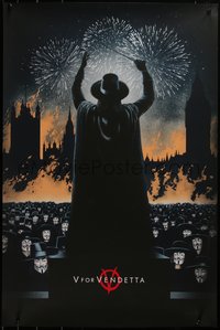 6x0442 V FOR VENDETTA signed #11/34 artist's proof 24x36 art print 2013 by Marko Manev, Mondo!