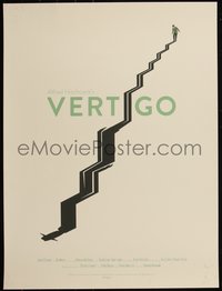 6x0678 VERTIGO #22/225 18x24 art print 2018 Mondo, Alfred Hitchcock, wild shadow by Stephan Schmitz!