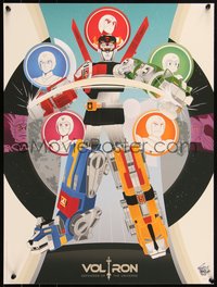 6x0680 VOLTRON #3/125 18x24 art print 2014 art by Vincent Aseo!