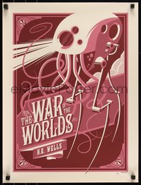 6x0683 WAR OF THE WORLDS signed #17/50 18x24 art print 2011 by Tom Whalen, first edition!