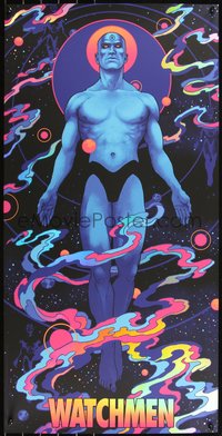 6x0703 WATCHMEN #37/50 18x36 art print 2020 Peter Diamond art, foil variant edition!