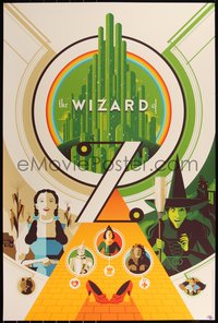 6x0456 WIZARD OF OZ #16/350 24x36 art print 2013 Mondo, by Tom Whalen, first edition!