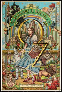 6x0458 WIZARD OF OZ #82/200 24x36 art print 2018 Wonderful art by Ise Ananphada, regular edition!