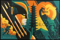 6x0462 WOLVERINE #2/150 24x36 art print 2015 Mondo, great art by Tom Whalen, variant edition!