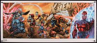 6x0720 X-MEN #78/225 16x36 art print 2021 Jim Lee, #1 Double Gate-Fold, screenprint variant edition!