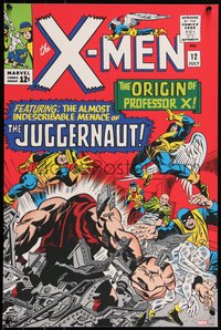 6x0747 X-MEN #22/100 16x24 art print 2021 art by Jack Kirby, X-Men #12!