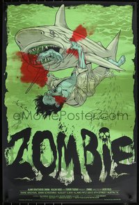 6x0466 ZOMBIE signed #82/190 24x36 art print 2010 unsigned edition but signed by McCulloch & Johnson!