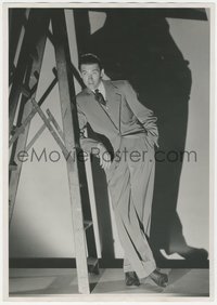 6y0587 ICE FOLLIES OF 1939 candid deluxe 9.25x13 still 1939 James Stewart by ladder by Willinger!
