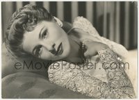 6y0595 SUSPICION deluxe 9.5x13.25 still 1941 Joan Fontaine's charm brought her stardom, by Bachrach!