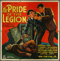 6y0358 PRIDE OF THE LEGION 6sh 1932 Peter B. Kyne, art of crooks breaking into safe, ultra rare!