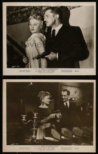 6y1557 HOUSE ON HAUNTED HILL 2 8x10 stills 1959 Vincent Price & Carolyn Ohmart, horror images!