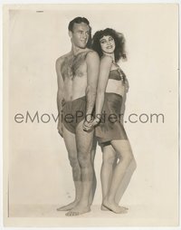 6y1607 ISLAND OF LOST SOULS 8x10.25 news photo 1932 Orville Mohler w/ Kathleen Burke as Panther Girl