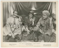 6y1632 NIGHT IN CASABLANCA 8x10 still 1946 Marx Bros, Groucho, Harpo & Chico using hookah as phone!