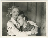 6y1633 PETRIFIED FOREST 8x10.25 still 1936 c/u of Bette Davis comforting worried Leslie Howard!