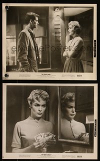 6y1559 PSYCHO 2 8x10 stills 1960 Alfred Hitchcock, Janet Leigh with money, Anthony Perkins!