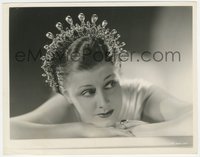 6y1638 ROBERTA 8x10 still 1935 super close up of Irene Dunne wearing tiara by Ernest A. Bachrach!