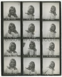 6y1640 SHIRLEY EATON 8x10 contact sheet 1967 twelve great portraits when she made Eight on the Lam