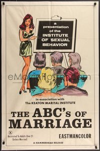 6y0997 ABC'S OF MARRIAGE 1sh 1970 a presentation of the Institute of Sexual Behavior, rare!