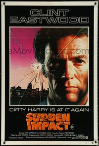 6y0477 SUDDEN IMPACT Aust 1sh 1983 Clint Eastwood is at it again as Dirty Harry, great image!