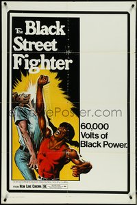 6y1041 BOGARD 1sh R1976 Lawson is the meanest Black Street Fighter, 60,000 volts ultra rare!