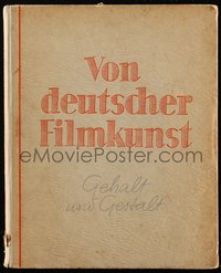 6y0303 VON DEUTSCHER FILMKUNST German hardcover book 1943 two images from Veit Harlan's Jud Suss!