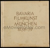 6y0338 BAVARIA FILMKUNST 1938-39 German campaign book 1938 Arnold Fanck, Chevalier, ultra rare!