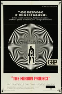 6y1061 COLOSSUS: THE FORBIN PROJECT 1sh 1970 man's greatest invention could be his greatest mistake!