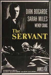 6y0571 SERVANT English 1sh 1964 written by Harold Pinter, directed by Joseph Losey, Dirk Bogarde!