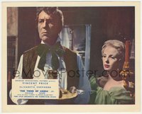 6y1480 TOMB OF LIGEIA color English FOH LC 1965 close up of Vincent Price & Elizabeth Shepherd, Poe!