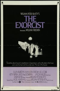 6y1098 EXORCIST 1sh 1974 William Friedkin, Von Sydow, horror classic from William Peter Blatty!