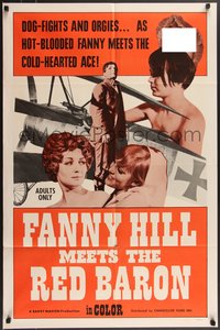 6y1099 FANNY HILL MEETS THE RED BARON 1sh 1968 Susan Evans, Kristen Steen, wacky concept!