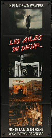 6y0071 WINGS OF DESIRE French door panel 1987 Wim Wenders German fantasy, Bruno Ganz, Peter Falk