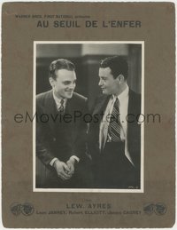 6y0391 DOORWAY TO HELL French LC 1930 great close up of James Cagney & Lew Ayres, ultra rare!