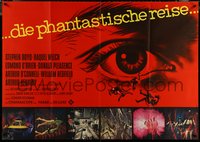 6y0053 FANTASTIC VOYAGE German 33x47 1966 Raquel Welch & scientists going into human brain, rare!