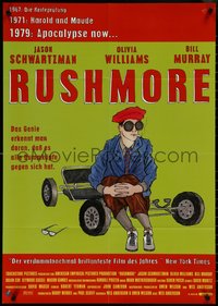 6y0439 RUSHMORE German 2001 Wes Anderson, completely different, expulsion, revolution, ultra rare!