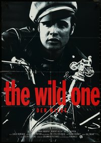 6y0446 WILD ONE German R1988 great completely different image of ultimate biker Marlon Brando!