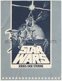 6y0416 STAR WARS German 10x13 1978 classic Tom Jung art with different background!