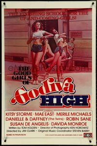 6y1128 GODIVA HIGH 25x38 1sh 1979 the finishing school for the up-and-coming girls, rare!