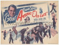 6y0400 ARSENIC & OLD LACE herald 1944 Cary Grant, Priscilla Lane, Frank Capra classic, rare!