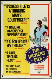 6y1164 IPCRESS FILE 1sh 1965 Michael Caine in the most daring sexpionage story you'll ever see!