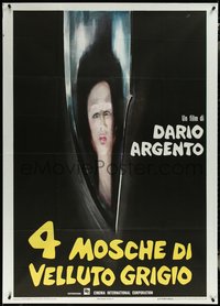 6y0522 FOUR FLIES ON GREY VELVET Italian 1p 1971 Dario Argento's 4 Mosche di Velluto Grigio, Mos!