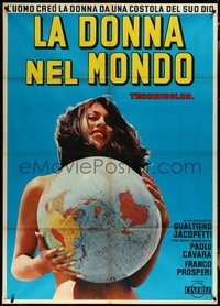 6y0161 WOMEN OF THE WORLD Italian 1p 1963 Donna nel mondo, sexy girls of all countries, ultra rare!