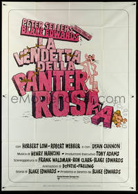 6y0556 REVENGE OF THE PINK PANTHER Italian 2p 1978 Blake Edwards, cartoon title art, ultra rare!