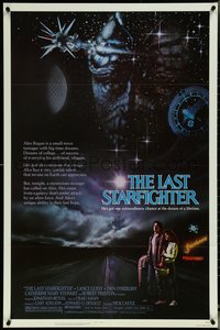 6y1179 LAST STARFIGHTER 1sh 1984 Catherine Mary Stewart & Lance Guest as video game pilot!