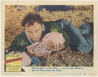 6y0690 3 GODFATHERS LC #4 1949 close up of John Wayne risking his life to save a baby, John Ford!