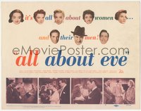 6y0600 ALL ABOUT EVE TC 1950 Marilyn Monroe shown with Bette Davis, Anne Baxter & George Sanders!