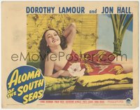 6y0694 ALOMA OF THE SOUTH SEAS LC 1941 best portrait of tropical Dorothy Lamour in sarong, rare!