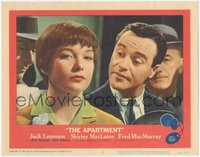 6y0695 APARTMENT LC #2 1960 Billy Wilder, best close up of Jack Lemmon & Shirley MacLaine!